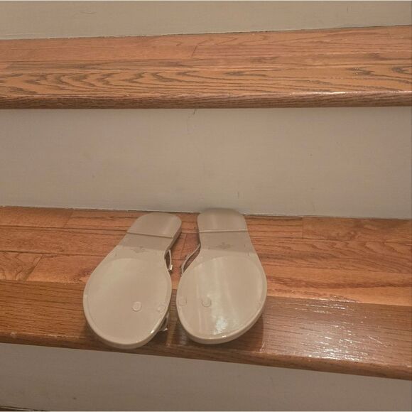 Nine West Tan Gold Gladiator Sandals - Picture 2 of 6